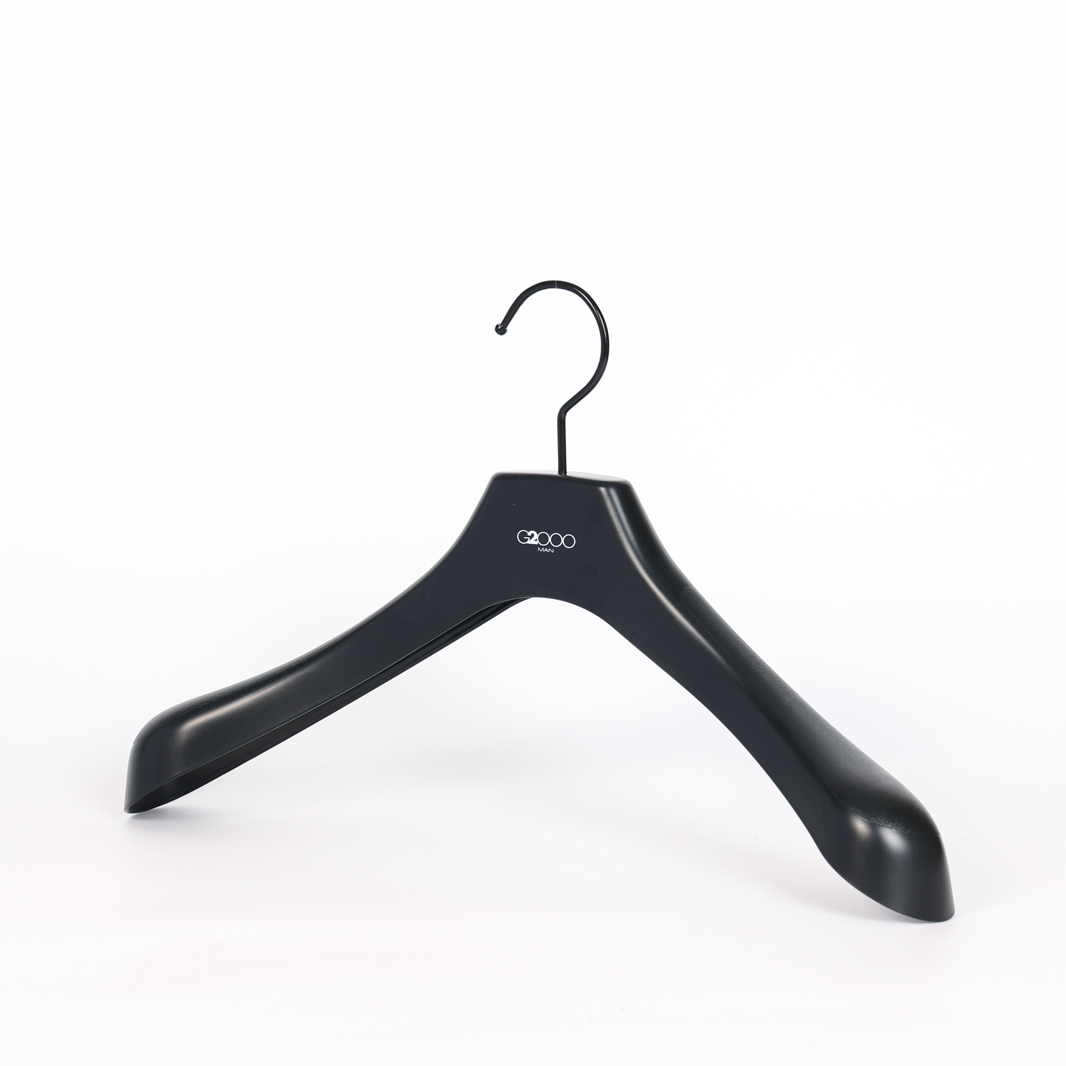Premium Black Wide-Shoulder Apparel Hanger
