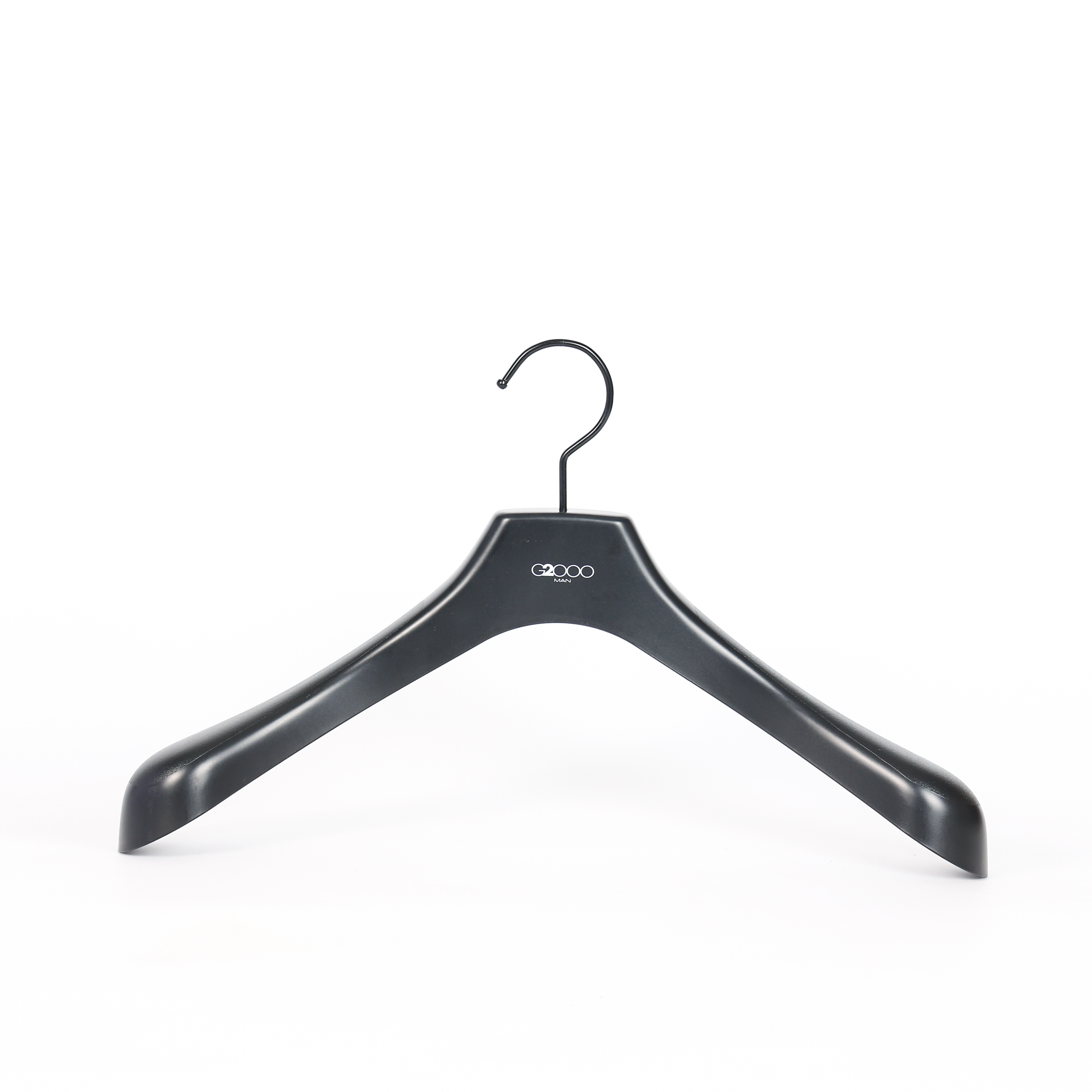 Premium Black Wide-Shoulder Apparel Hanger