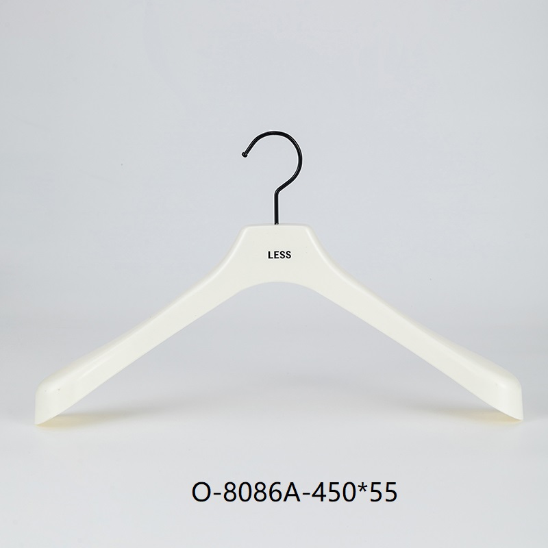 Classic Off-White Broad-Shoulder Clothing Hanger