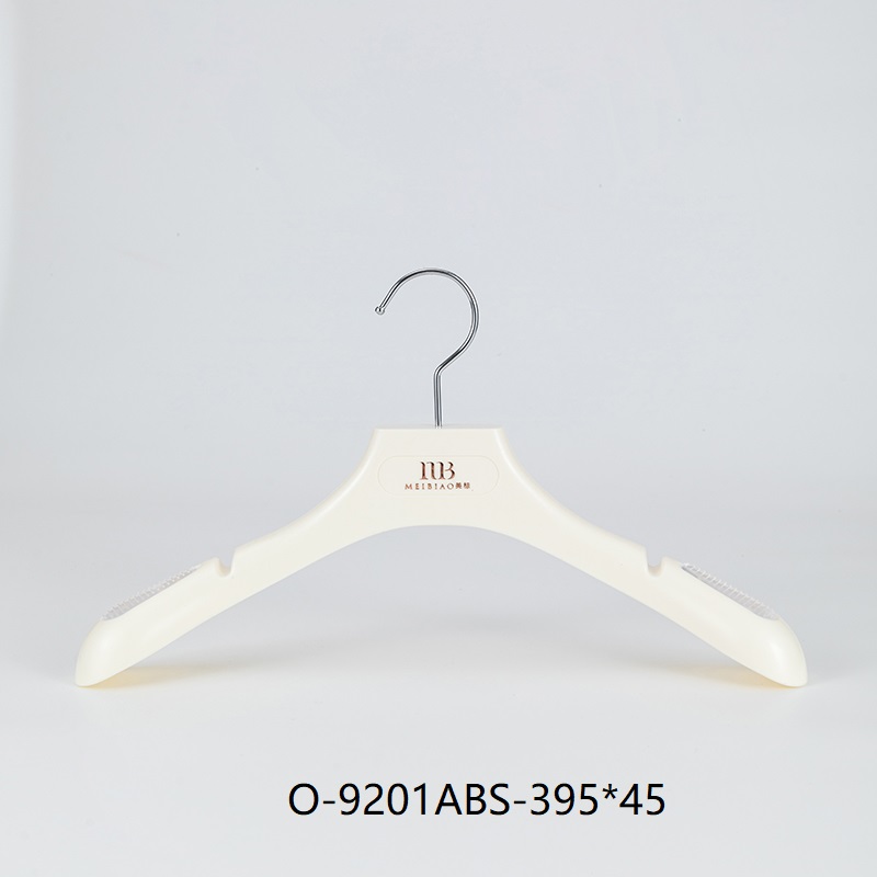 Off-White Anti-Slip Wide Shoulder Plastic Hanger with Logo