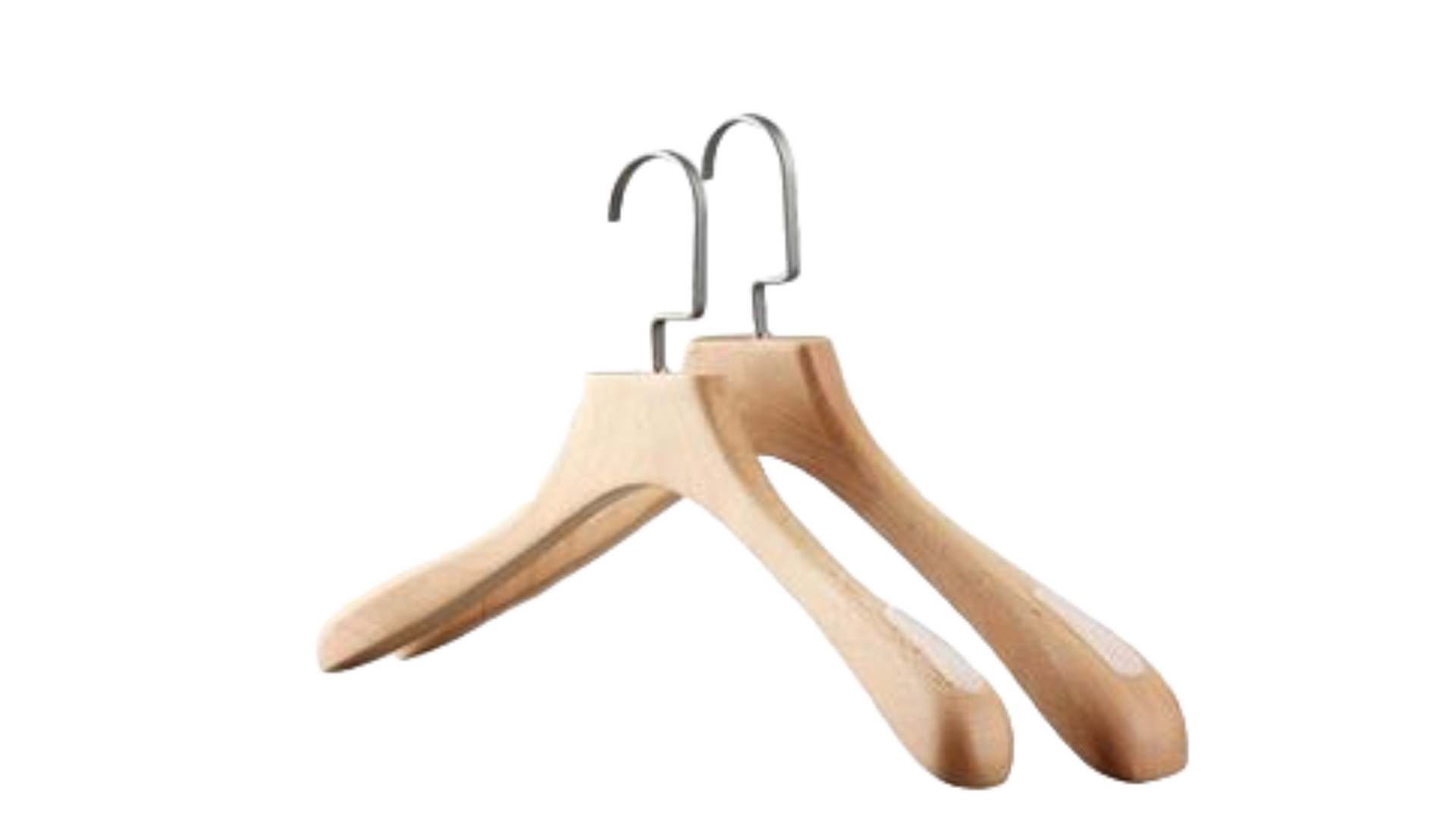 wooden clothes hanger