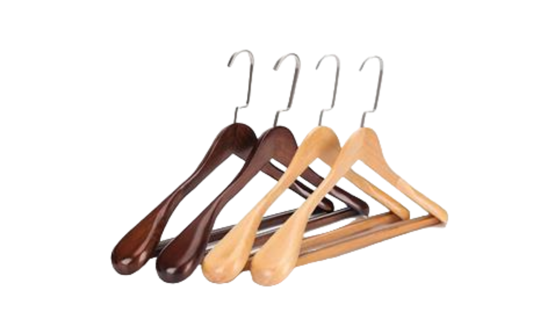 wooden clothes hanger