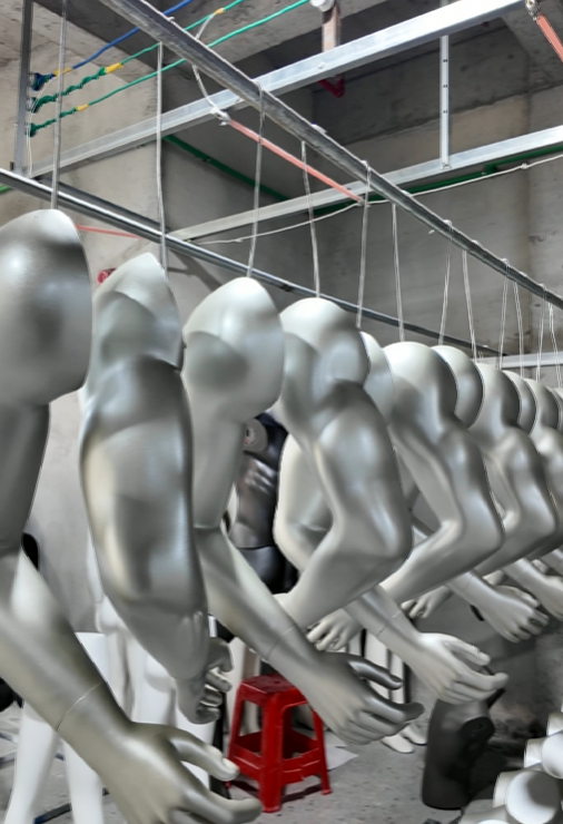 These are some parts of the muscle dummy models to be assembled