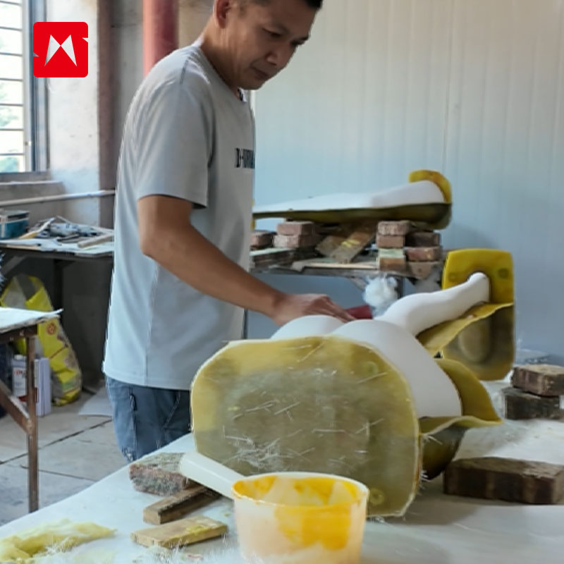 Daily video sharing of the dummy model factory