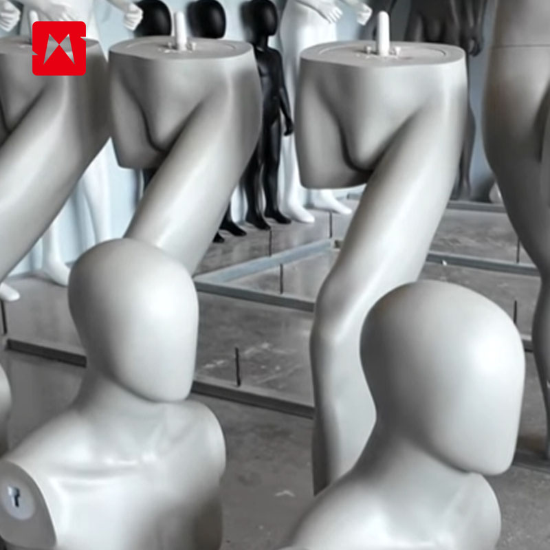 A batch of freshly produced model parts is waiting to be assembled