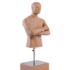 half body male torso dummy dress form tailoring