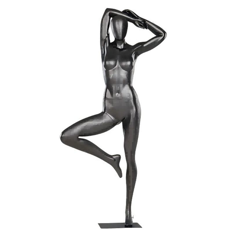 Mannequin athlétique féminin en fibre de verre