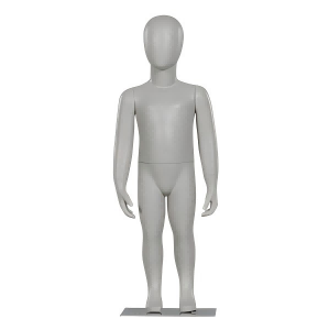 Maniquí infantil de fibra de vidrio para exhibición en tiendas