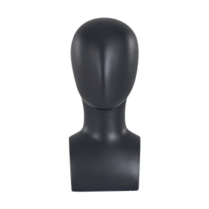 Torso de manequim sem rosto em fibra de vidro personalizável para chapéus Torso de manequim sem rosto em fibra de vidro personalizável para chapéus