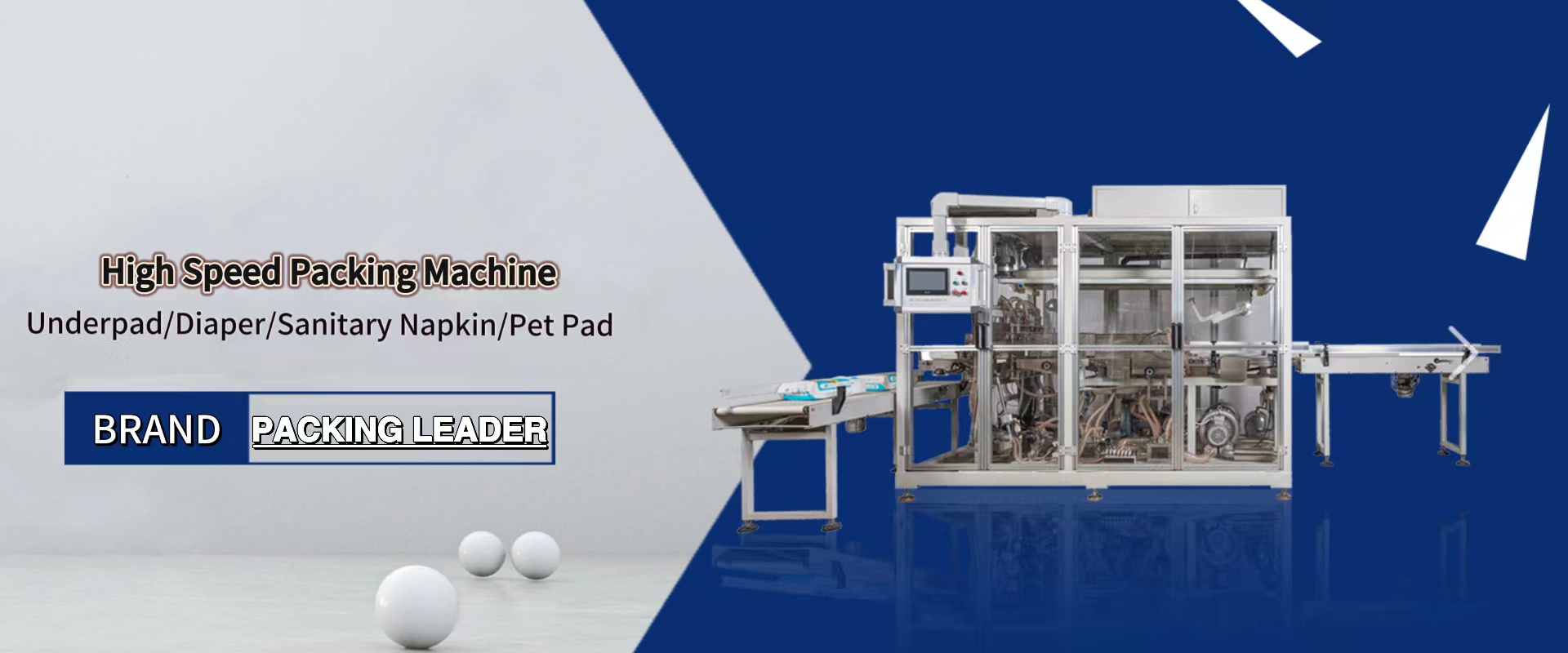 Underpads packing machine