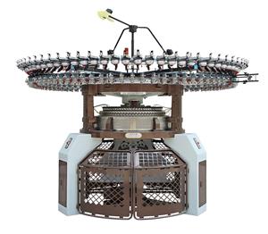 高速ダブルコンピュータージャカード丸編み機