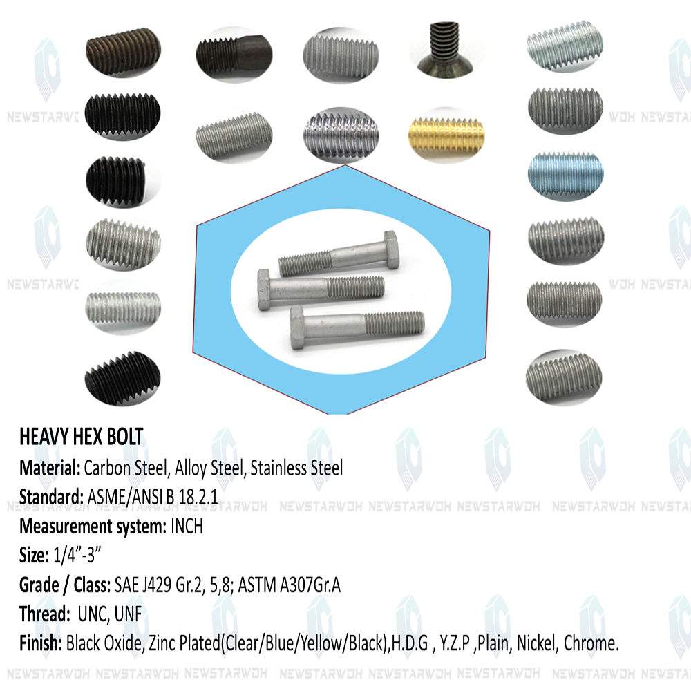 heavy hex structural bolts 