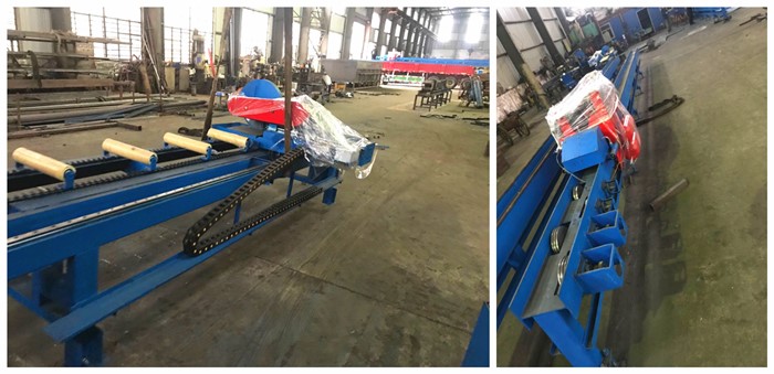 Aluminum extrusion double tractor