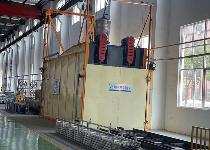 aluminium aging furnace for extrusion press line