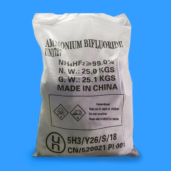 Ammonium Bifluoride 98%min NH4HF2 CAS NO. 1341-49-7