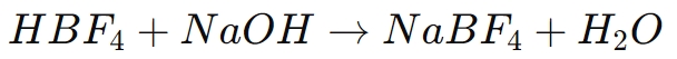 Borofluoride salts