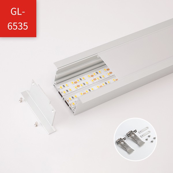 LED Strip Profile - Office Recessed Mounting Series