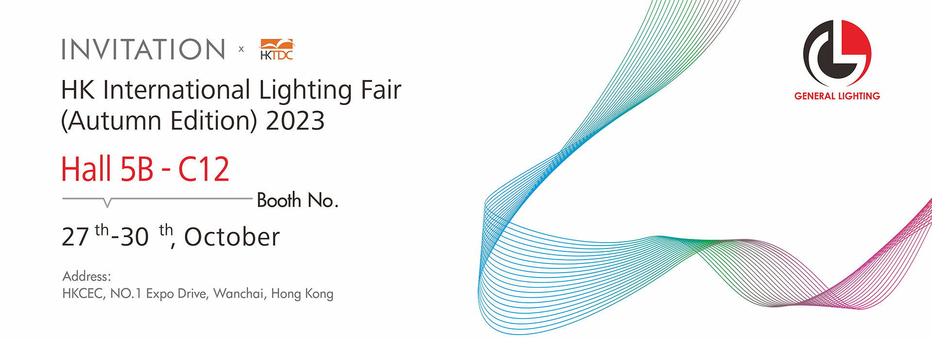 GL INVITATION -HK Autumn Lighting Fair 2023