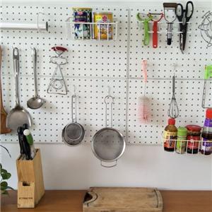 Cocina Accesorios para ganchos de herramientas de tablero perforado usados