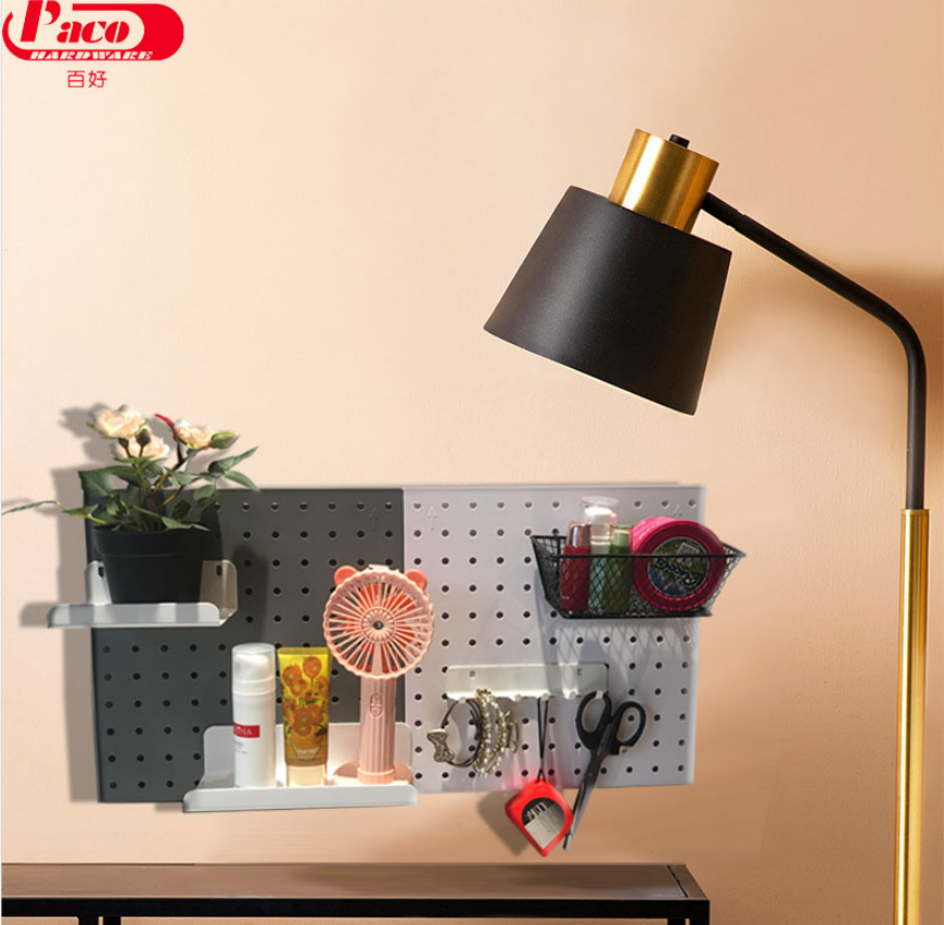 Decorative Pegboard Basket, Pegboard Rack and Pegboard Hook for Organizing Various Tools