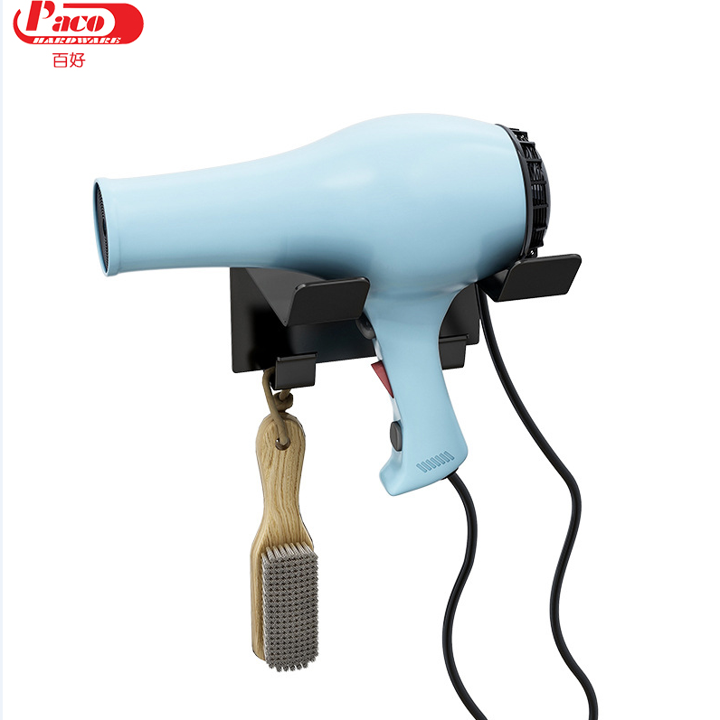 Heavy Duty Hair Dryer Holder with Hooks