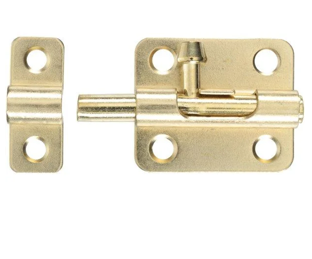 2-1/2 in. Barrel Bolt Brass Plated