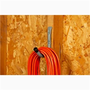 6 in. Wall Mounted Garage Utility J Hook