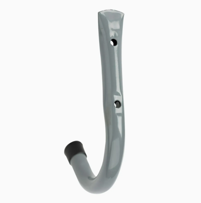 6 in. Wall Mounted Garage Utility J Hook