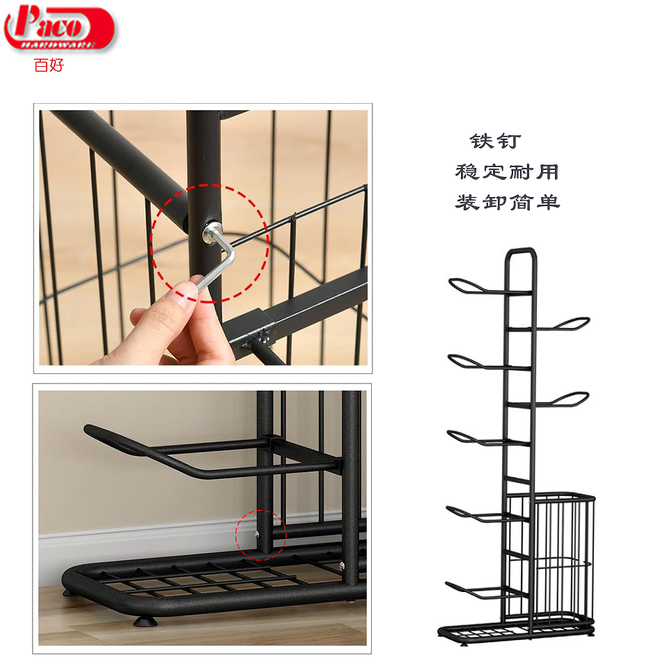 Factory Supply Sports Equipment Storage Rack, Display Stand