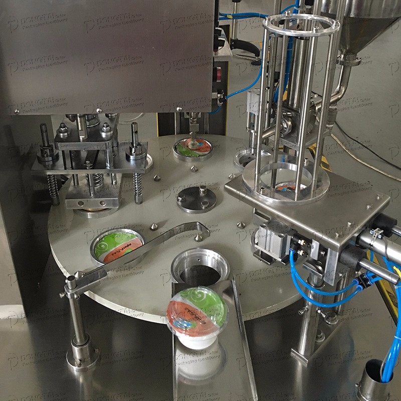 Automatic Yogurt Plastic Cup Sealing Machine