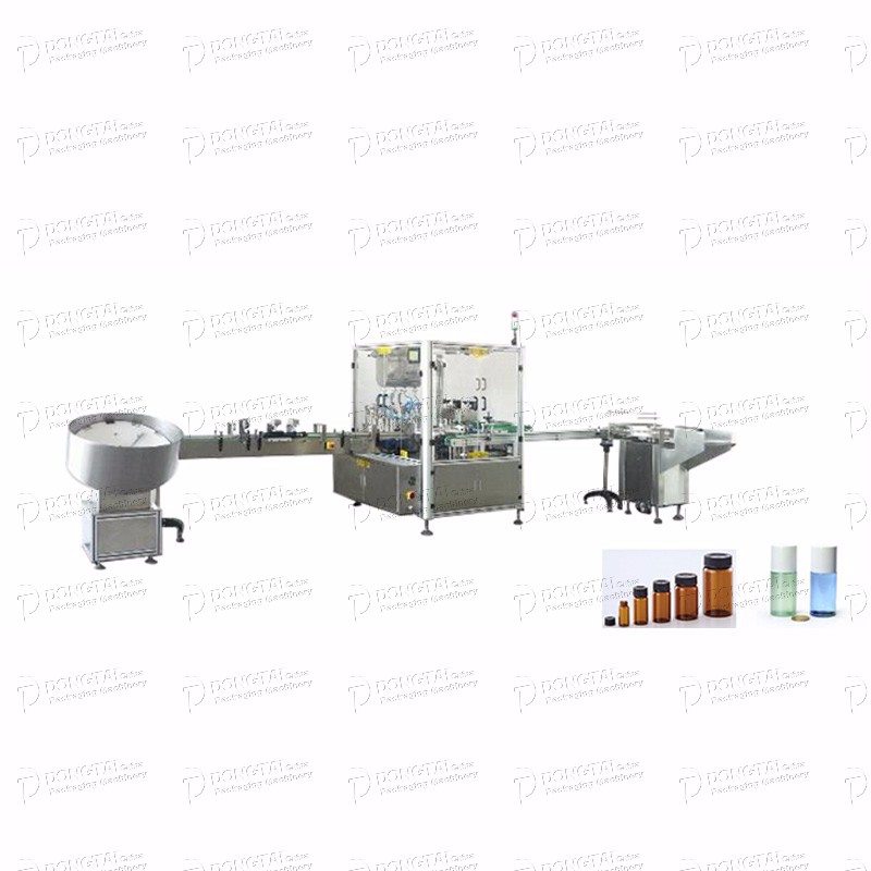 Auto Bottle Filling Capping And Labeling Machine