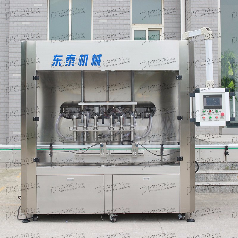 Китай 4 Насадки Автоматическая арахисовое масло разливочная машина, производитель