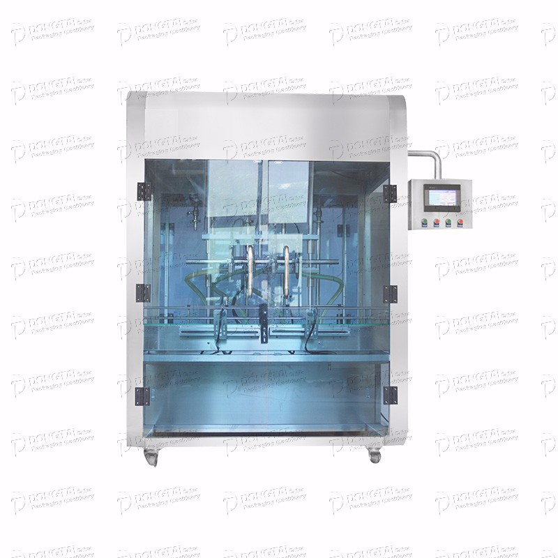 Food Grade Material Automatic Round Bottle Palm Oil Filling Machine