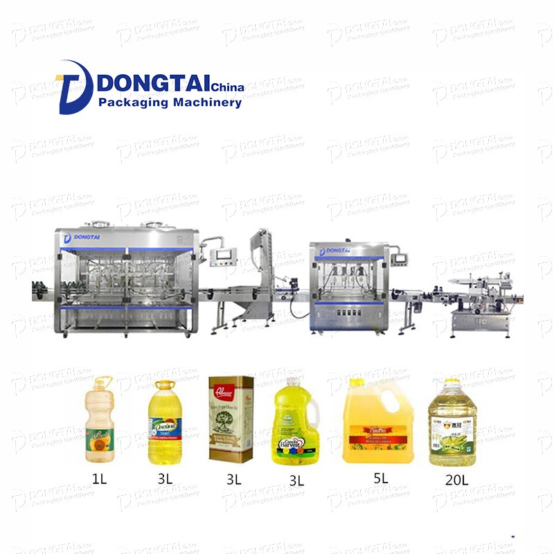 Автоматическая пальмовое / приготовление пищи / съедобный / оливковое масло наполнения бутылки машина, заливка масла производственная линия
