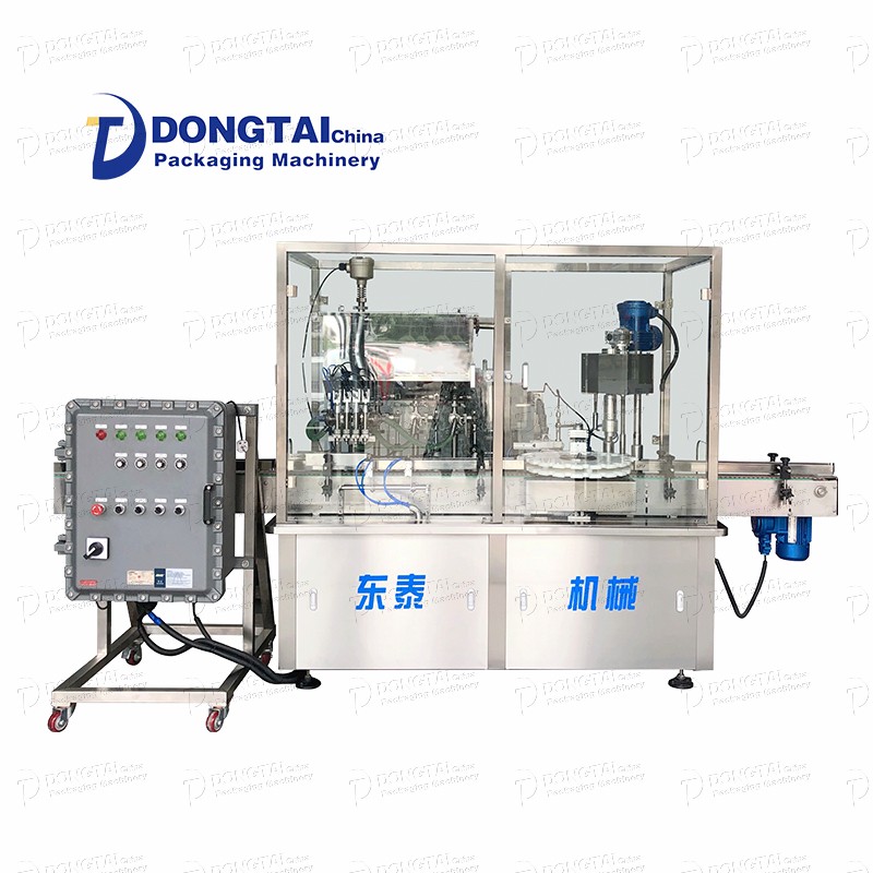 Factory direct hand sanitizer gel filling and capping machine