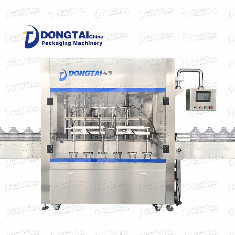 four heads liquid line chocolate paste shower gel hemp mustard price weighing filling automatic bottle and capping machine