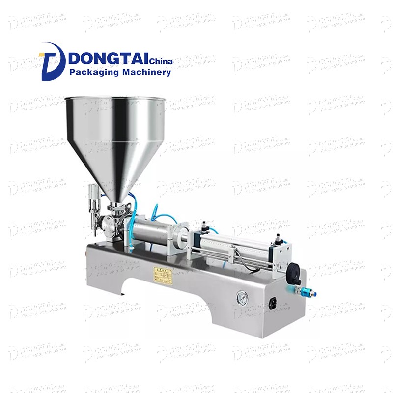 Semi-automatic hand sanitizer filling machine paste lotion fill machine shampoo filling machine