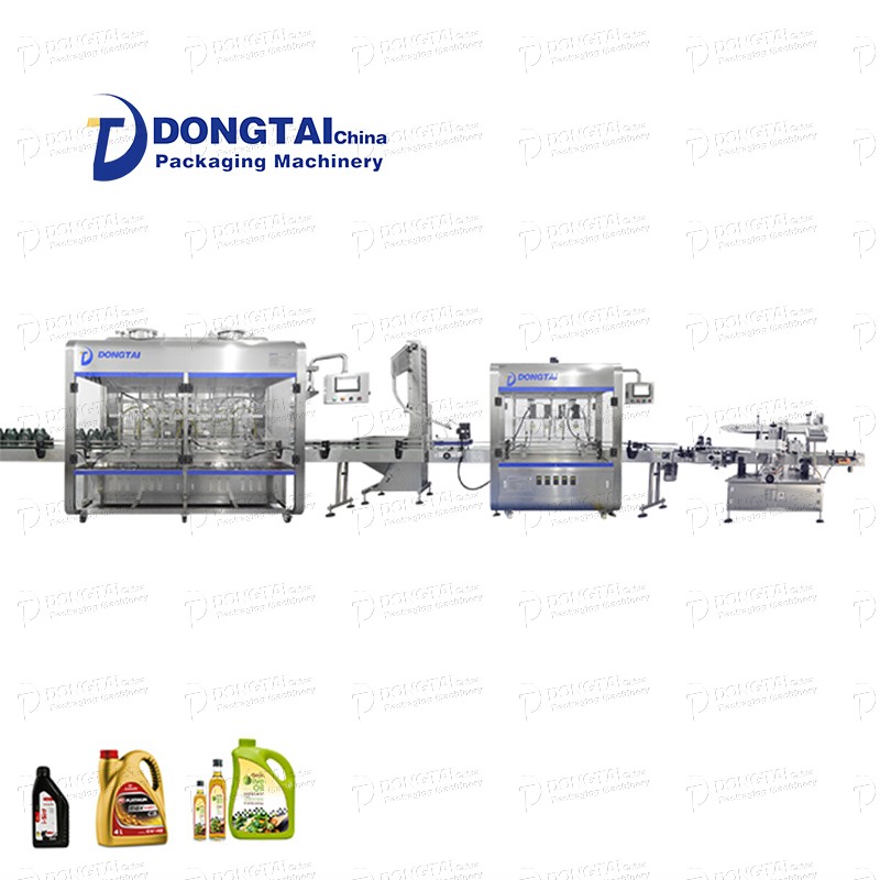 Machine de remplissage et ligne de production de machine de remplissage automatique de lubrifiant / pâte / sauce / huile d'olive