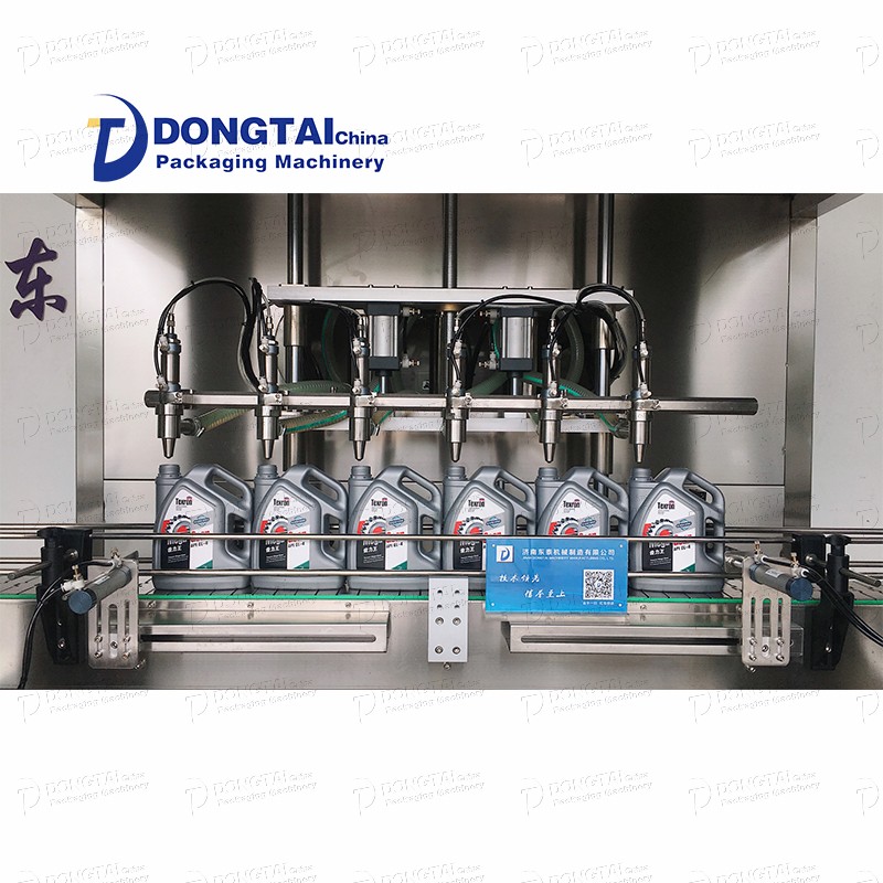Filling machine and production line of automatic lubricant/paste/sauce/olive oil filling machine