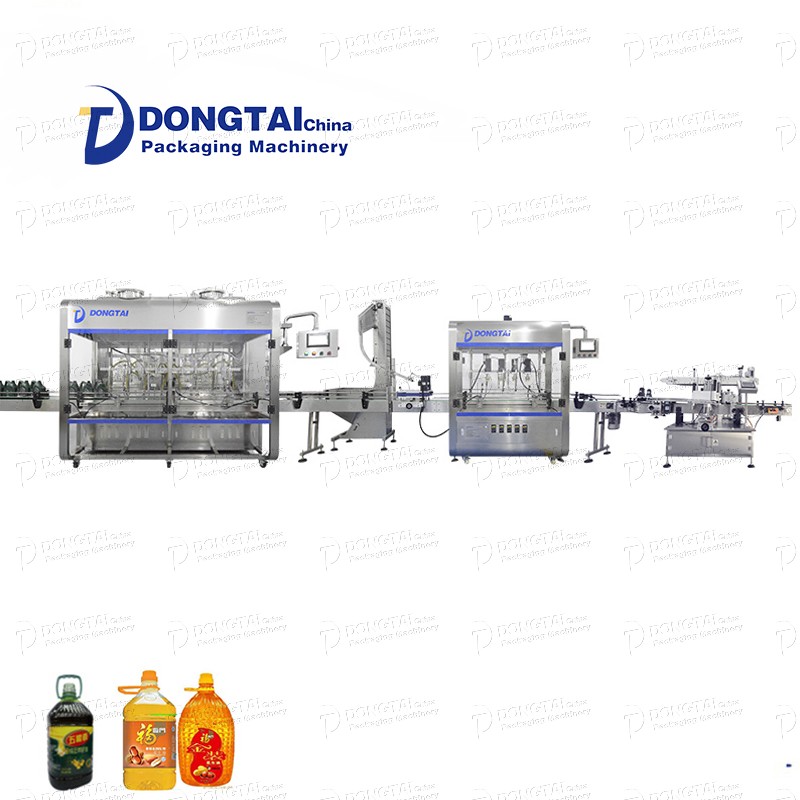 Automatic edible oil filling machine vegetable oil paste filling machine production line for cooking olive oil filling and packaging line