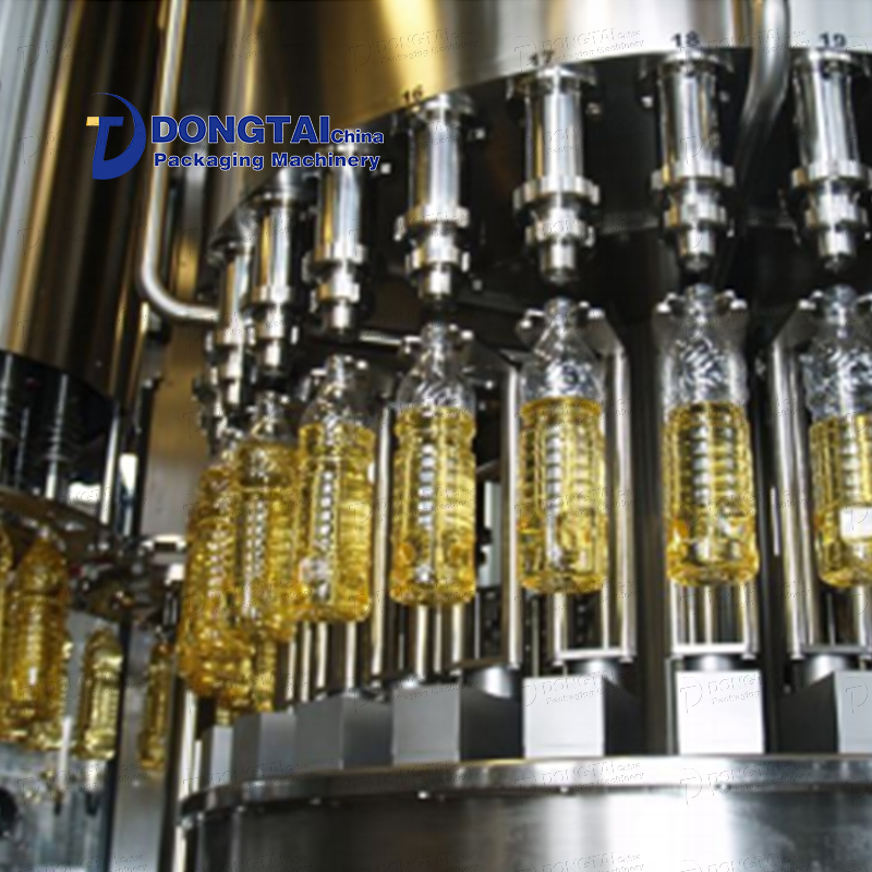 Automatic rotary cooking oil filling machine, olive oil bottle filling machine price