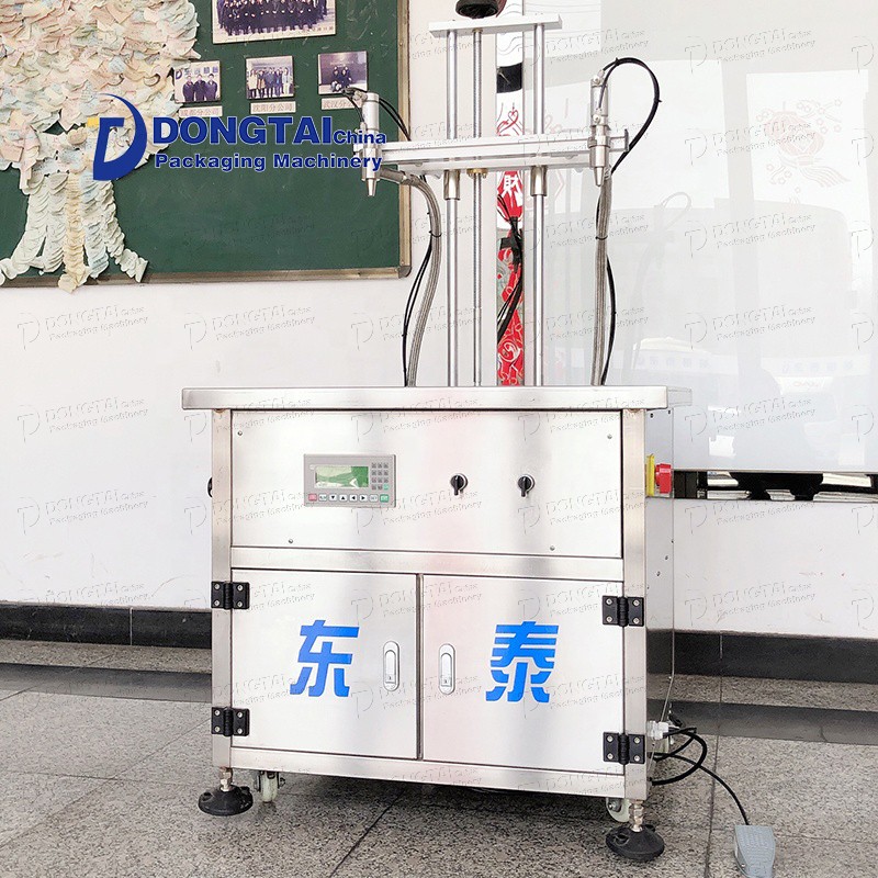 Китай Полуавтоматическая малая машина для розлива оливкового масла, полуавтоматическая машина для розлива масла, производитель