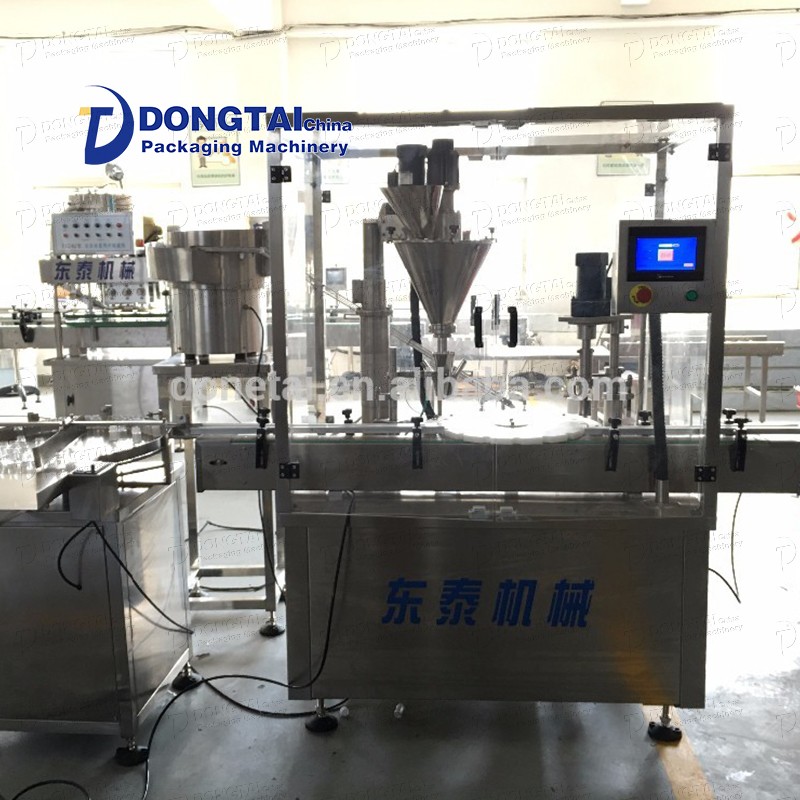 Powder filling and capping machine Automatic powder filling machine