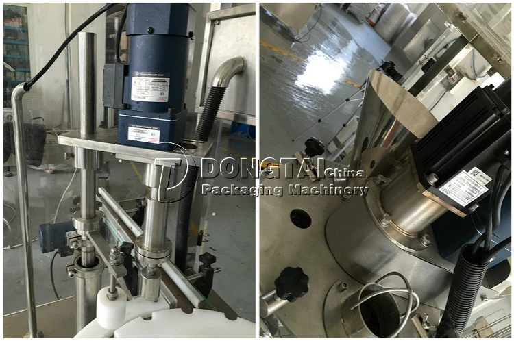 Powder filling and capping machine