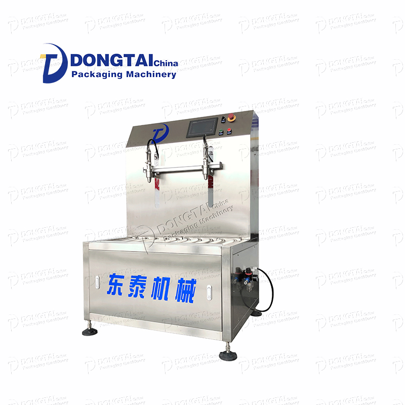 oil filling machine semi automatic motor engine edible vegetable oil filling machine two nozzles high precision weighing