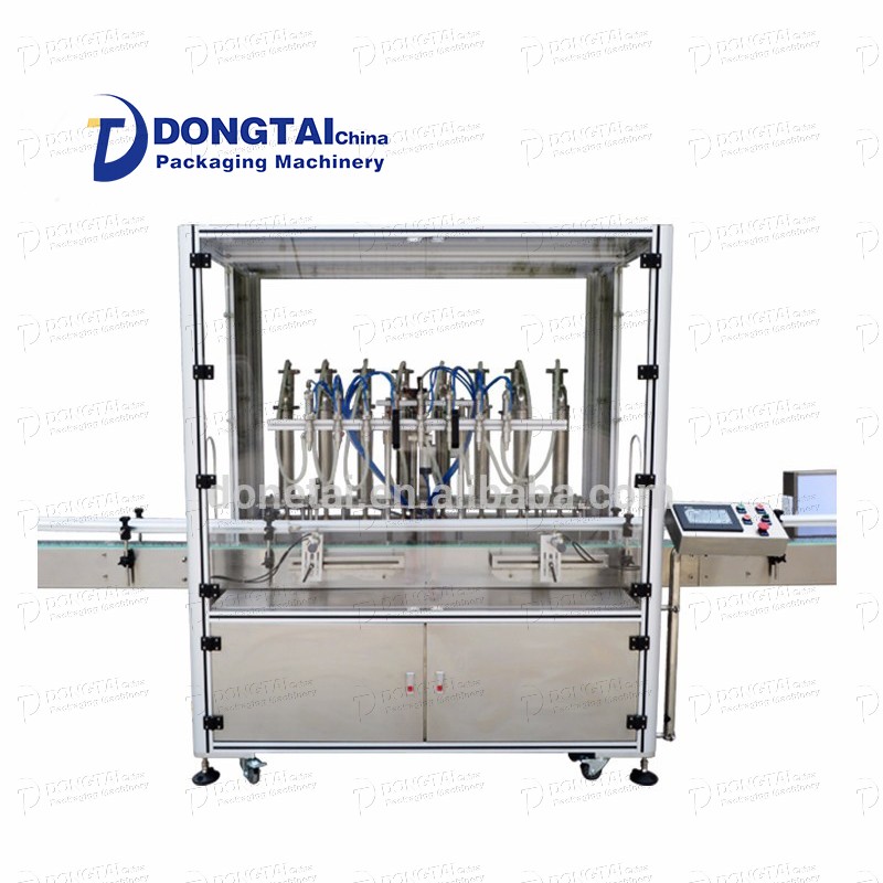 6-head auto motor/ lubricant /engine /oil filling machine oil filling production line