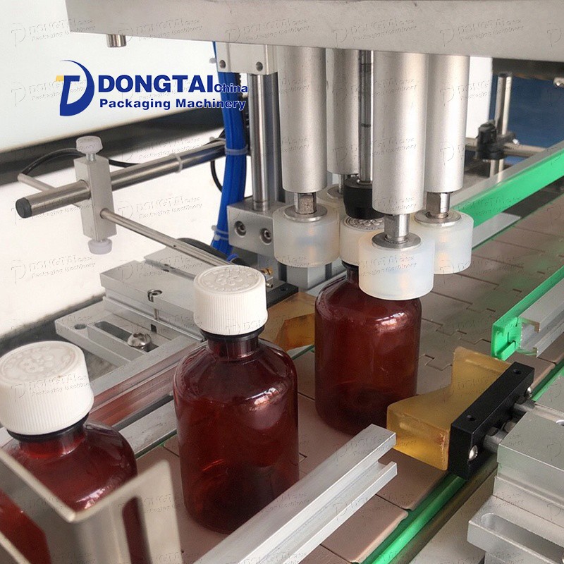 Automatic liquid alcohol disinfection bottle filling and capping machine, perfume peristaltic pump liquid filling machine