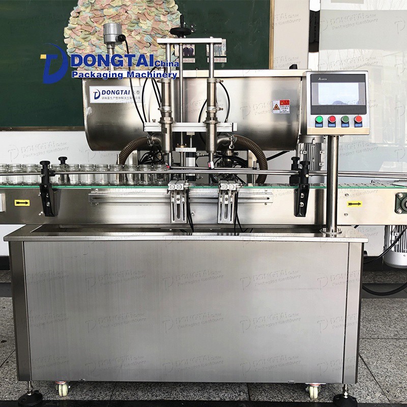 Automatic jam and chili sauce glass bottle sauce filling line