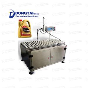 Máquina de enchimento de óleo de mostarda 20L semi-automática / máquina de enchimento de óleo comestível