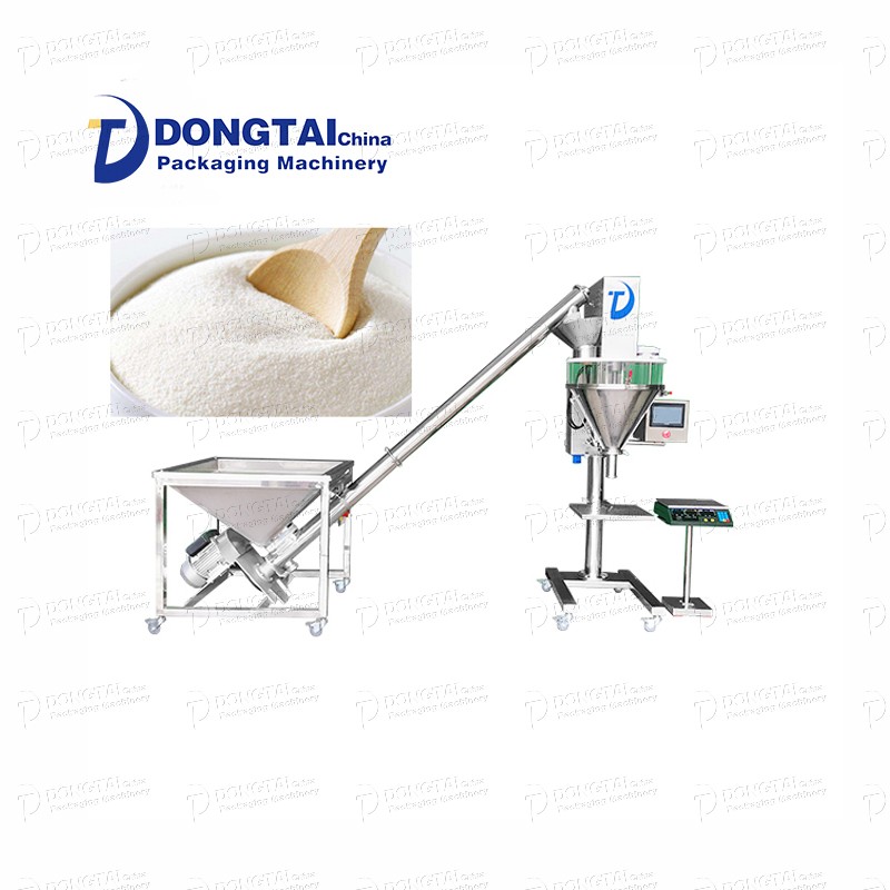powder milk/ protein powder/flour packaging machine powder packaging machine powder feeding screw conveyor